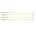 4PCS Extendable Back Scratcher Portable Stainless Steel Telescoping Back Scratcher for Massage