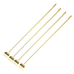 4PCS Extendable Back Scratcher Portable Stainless Steel Telescoping Back Scratcher for Massage