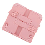 Reading Rack Foldable Portable Round Edges ABS Scratch Resistant Book Stand Holder for School Library Pink