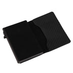 Card Wallet Soft Leather Large Capacity Lose Proof Multifunctional Men Wallet Gift Carbon Fiber Black