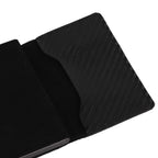 Card Wallet Soft Leather Large Capacity Lose Proof Multifunctional Men Wallet Gift Carbon Fiber Black
