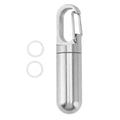 Keychain Tablet Holder Portable Waterproof Stainless Steel Tablet Case for Outdoor Camping Travel Mini