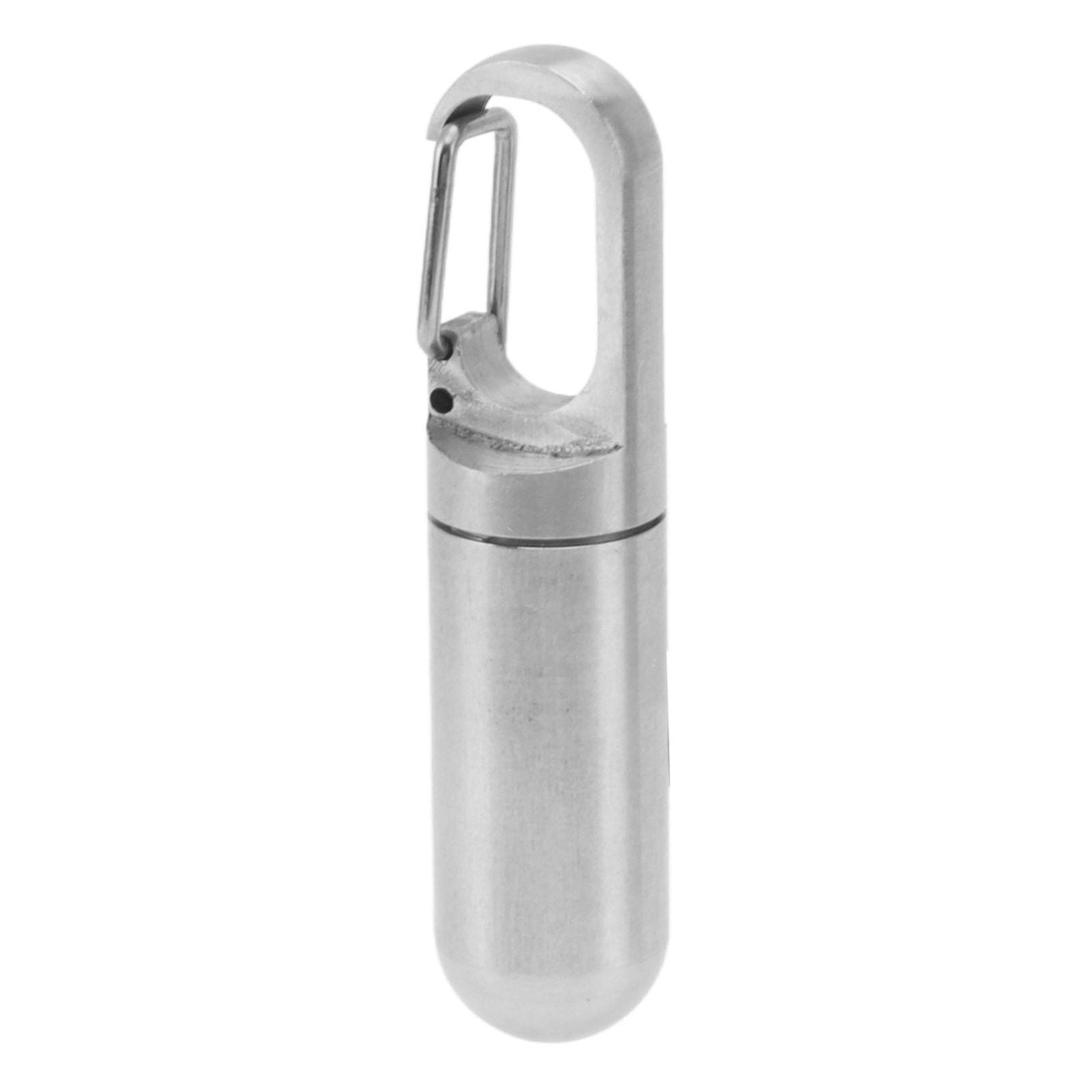 Keychain Tablet Holder Portable Waterproof Stainless Steel Tablet Case for Outdoor Camping Travel Mini