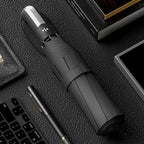 Automatic Umbrella Windproof Comfortable Grip Portable Folding Umbrella for Rain and Sun Black