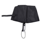 Automatic Umbrella Windproof Comfortable Grip Portable Folding Umbrella for Rain and Sun Black