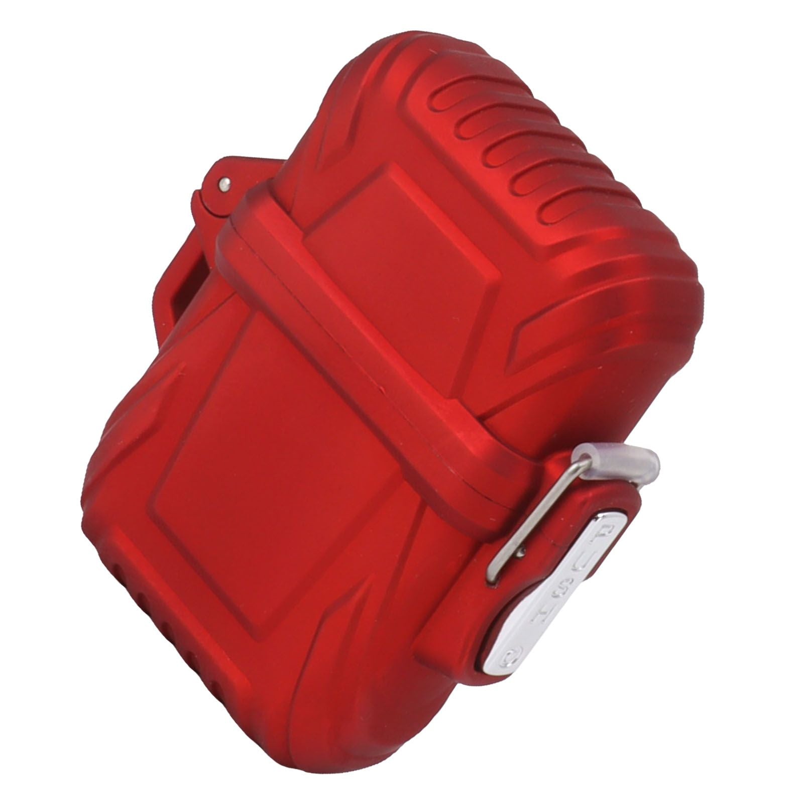 2PCS Torch Lighter Case IP56 Waterproof Safe Portable Torch Lighter Cover for Outdoor Camping Travel Red