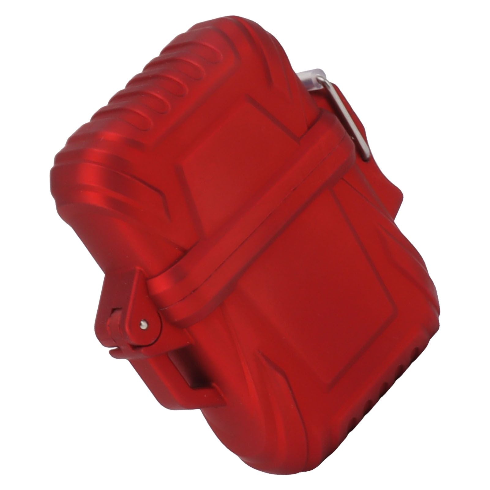 2PCS Torch Lighter Case IP56 Waterproof Safe Portable Torch Lighter Cover for Outdoor Camping Travel Red
