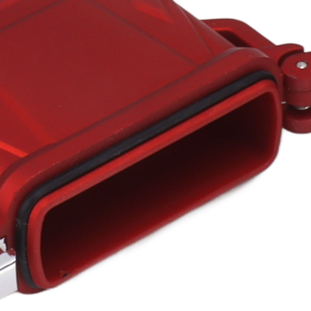 2PCS Torch Lighter Case IP56 Waterproof Safe Portable Torch Lighter Cover for Outdoor Camping Travel Red