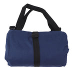Roll Up Tool Bag 5 Zipper Pockets Portable Oxford Cloth Electricians Tool Bag for Carpenter Plumber Blue