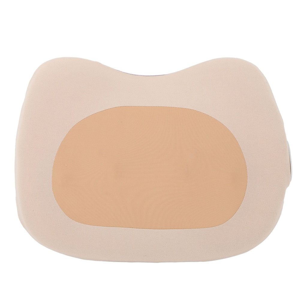 Yellow Back Pillow Massager Multifunctional Heart Shape Deep Tissue Massage Pillow Portable Electric Massage Pillow for Home Car Office