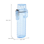 2Pcs Lighter Case Waterproof Lighter Storage Container Plastic for Outdoor Camping Hiking Transparent Blue