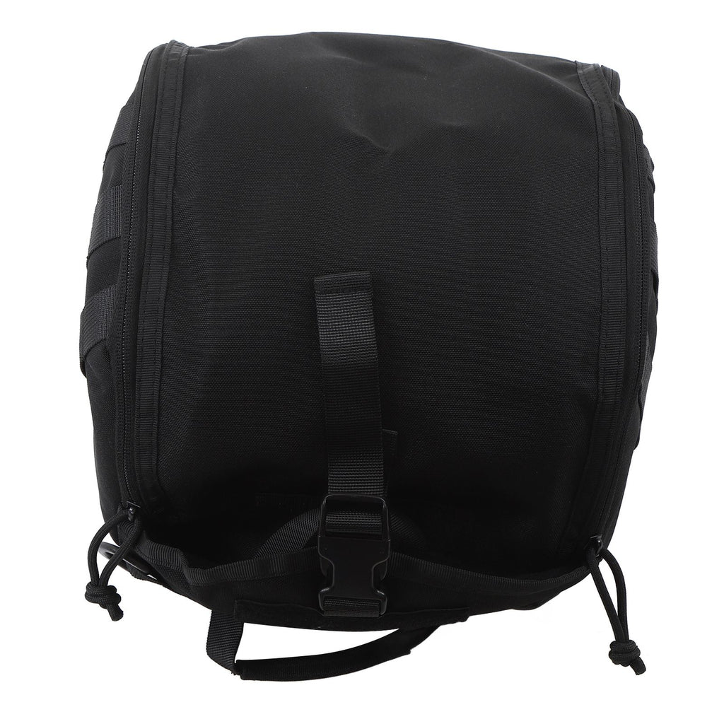 Camping Helmet Bag Canvas Scratch Prevention Adjustable Helmet Storage Bag For Hard Hats Helmet Black