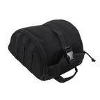 Camping Helmet Bag Canvas Scratch Prevention Adjustable Helmet Storage Bag For Hard Hats Helmet Black