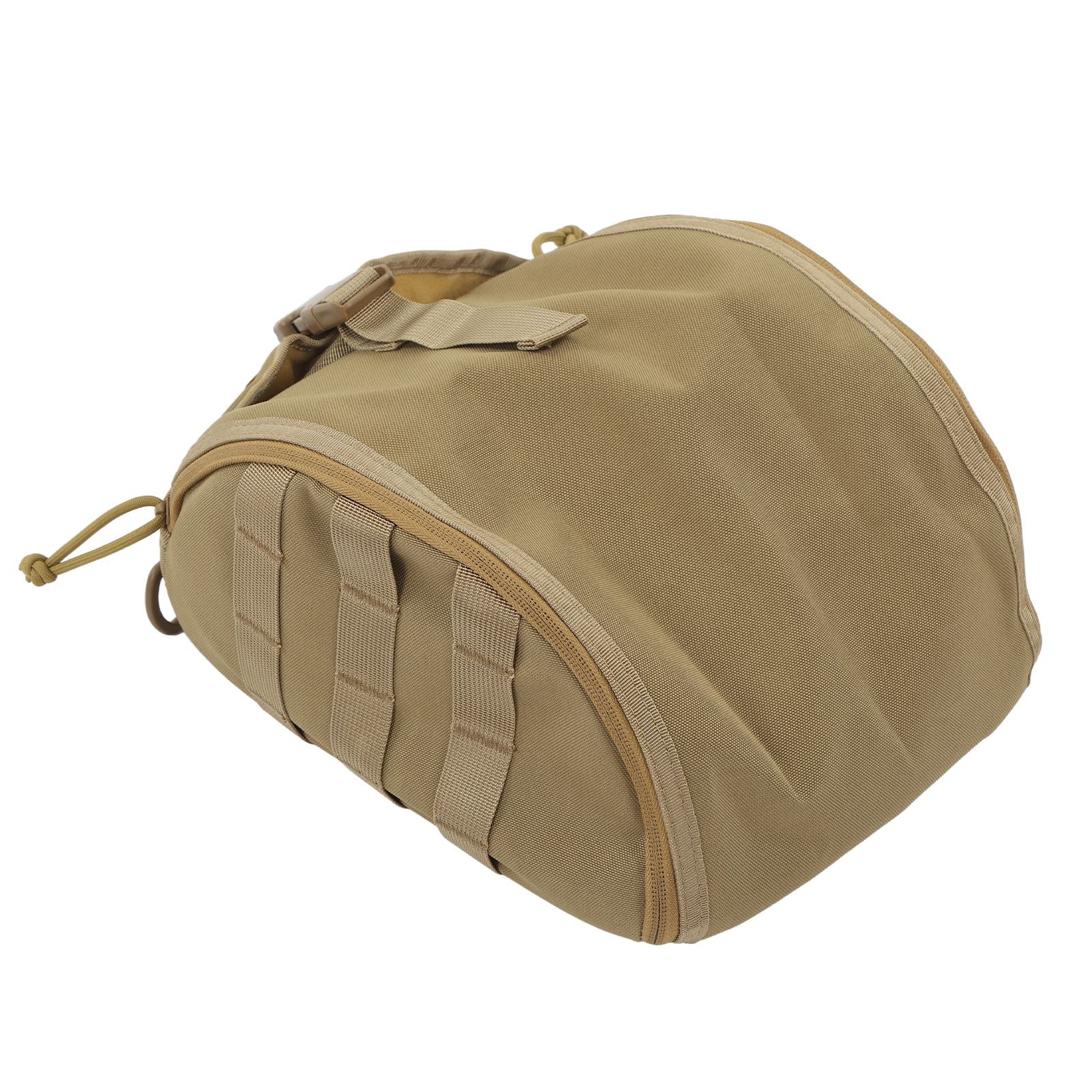 Camping Helmet Bag Canvas Scratch Prevention Adjustable Helmet Storage Bag For Hard Hats Helmet Khaki
