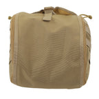 Camping Helmet Bag Canvas Scratch Prevention Adjustable Helmet Storage Bag For Hard Hats Helmet Khaki
