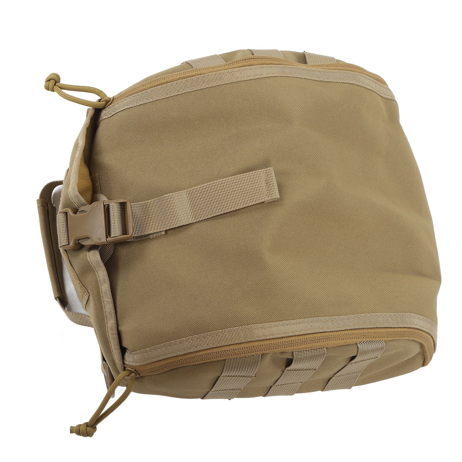 Camping Helmet Bag Canvas Scratch Prevention Adjustable Helmet Storage Bag For Hard Hats Helmet Khaki