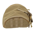 Camping Helmet Bag Canvas Scratch Prevention Adjustable Helmet Storage Bag For Hard Hats Helmet Khaki