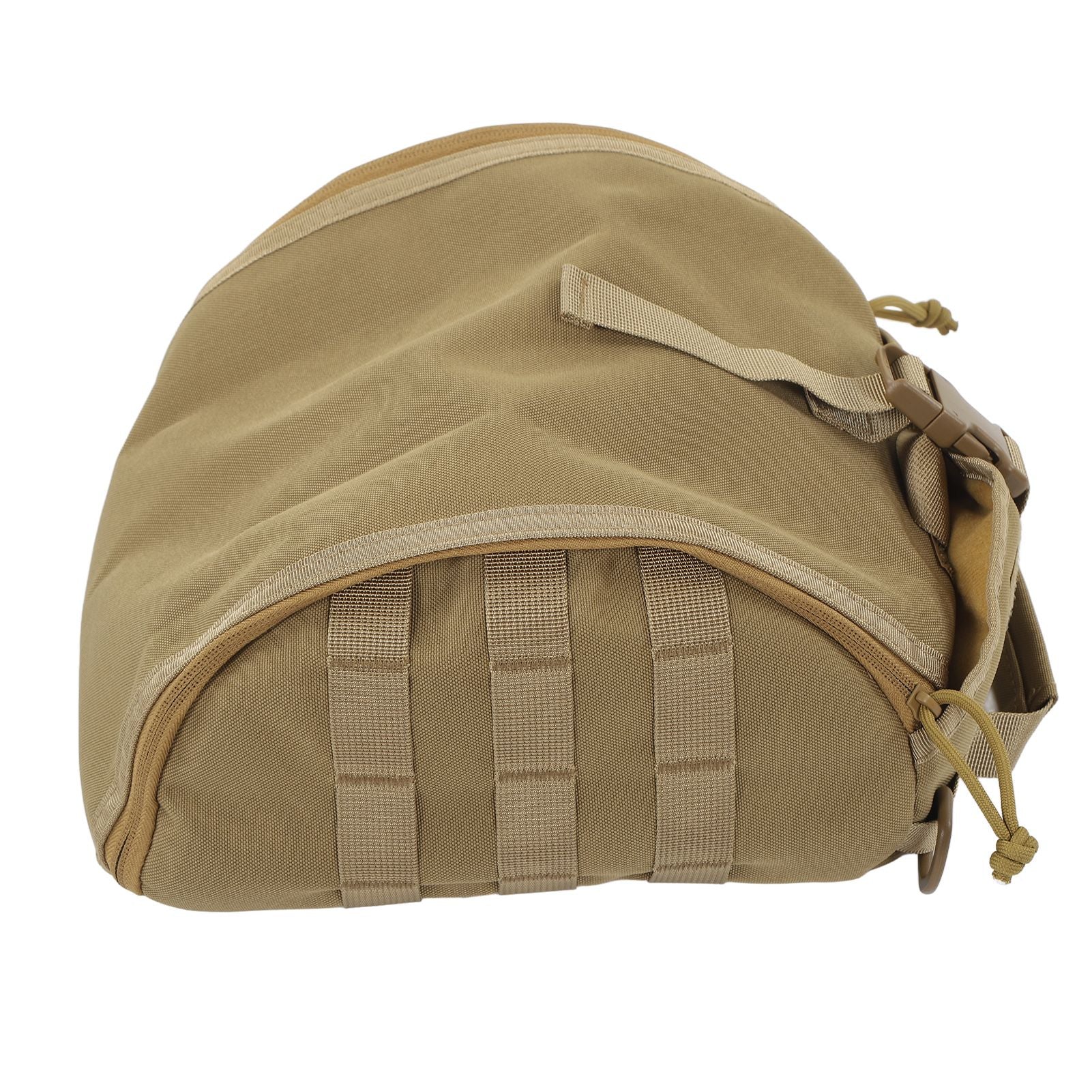 Camping Helmet Bag Canvas Scratch Prevention Adjustable Helmet Storage Bag For Hard Hats Helmet Khaki