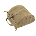 Camping Helmet Bag Canvas Scratch Prevention Adjustable Helmet Storage Bag For Hard Hats Helmet Khaki