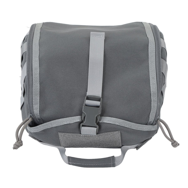 Camping Helmet Bag Canvas Scratch Prevention Adjustable Helmet Storage Bag For Hard Hats Helmet Grey
