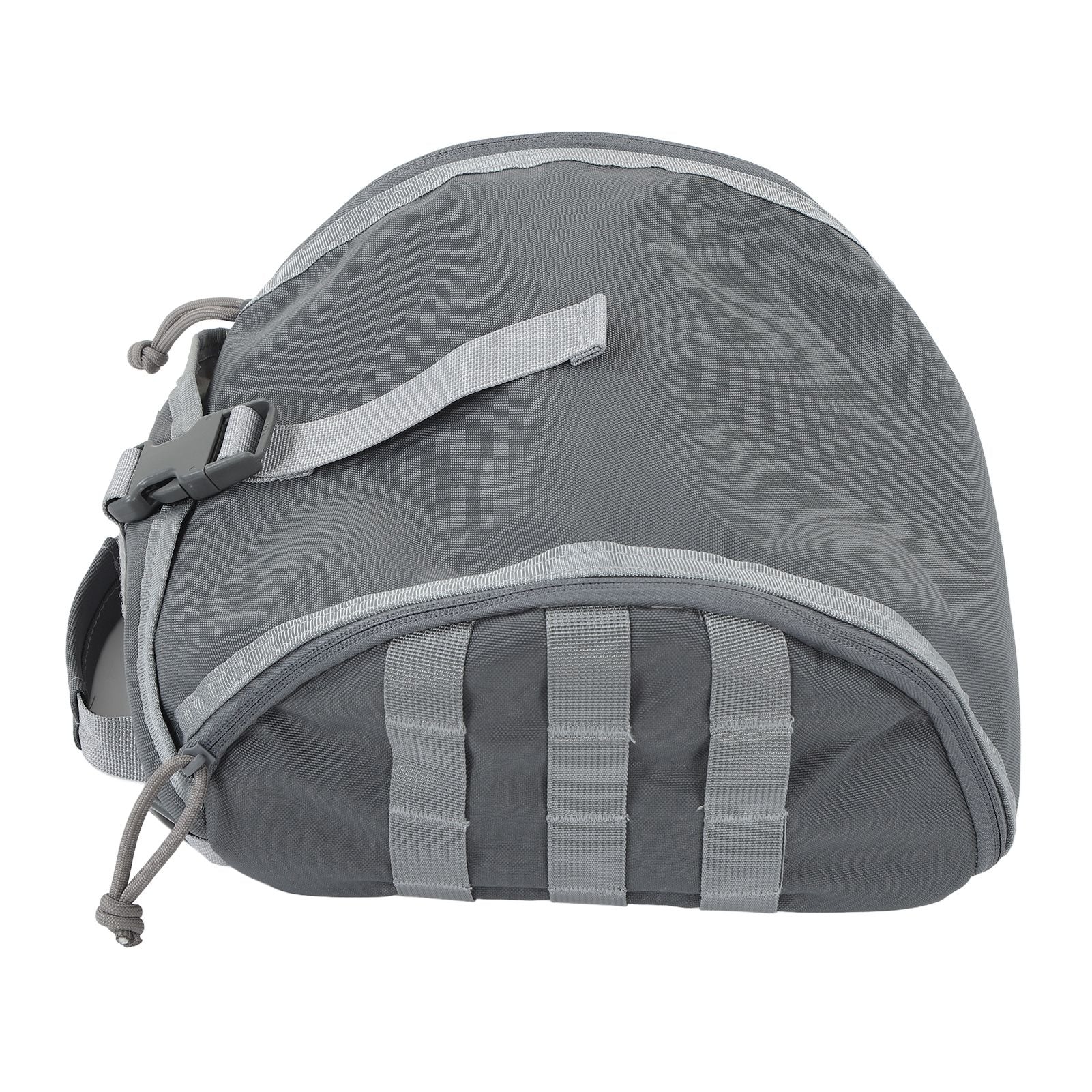 Camping Helmet Bag Canvas Scratch Prevention Adjustable Helmet Storage Bag For Hard Hats Helmet Grey