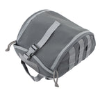 Camping Helmet Bag Canvas Scratch Prevention Adjustable Helmet Storage Bag For Hard Hats Helmet Grey