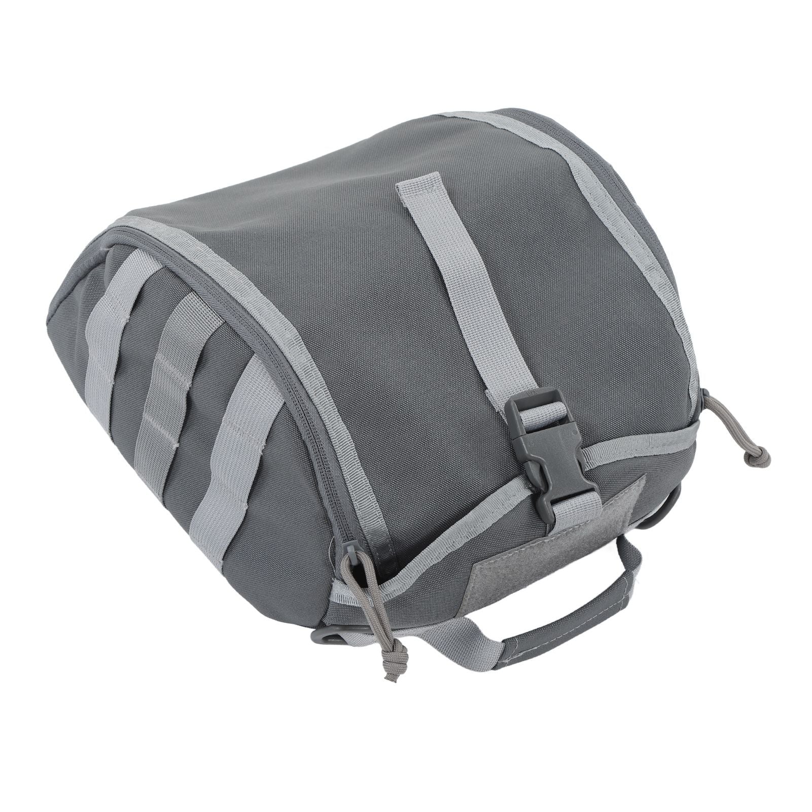 Camping Helmet Bag Canvas Scratch Prevention Adjustable Helmet Storage Bag For Hard Hats Helmet Grey