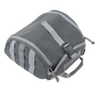 Camping Helmet Bag Canvas Scratch Prevention Adjustable Helmet Storage Bag For Hard Hats Helmet Grey
