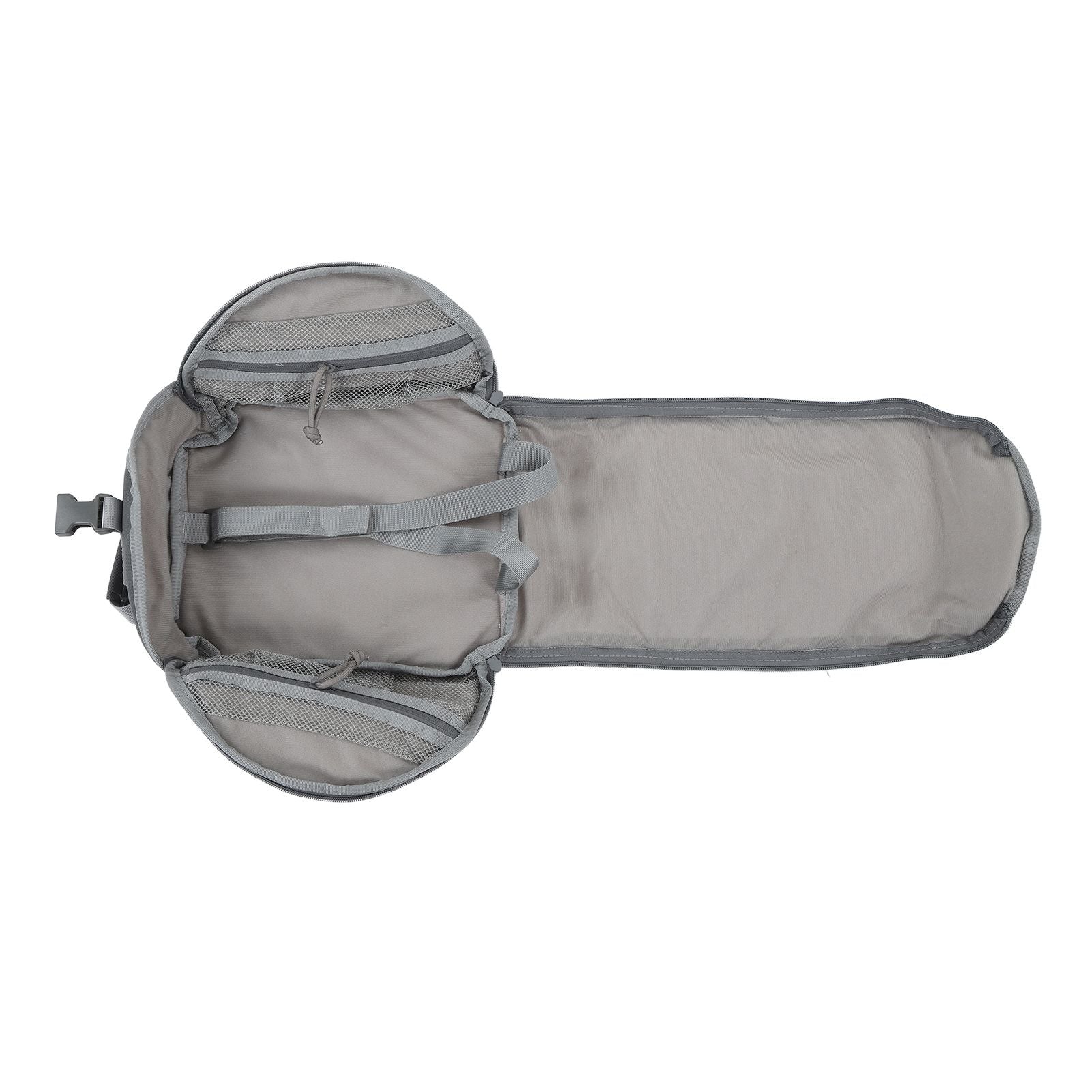 Camping Helmet Bag Canvas Scratch Prevention Adjustable Helmet Storage Bag For Hard Hats Helmet Grey