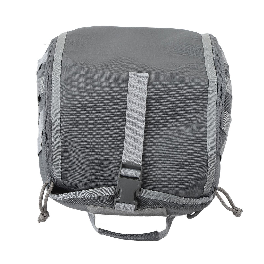 Camping Helmet Bag Canvas Scratch Prevention Adjustable Helmet Storage Bag For Hard Hats Helmet Grey