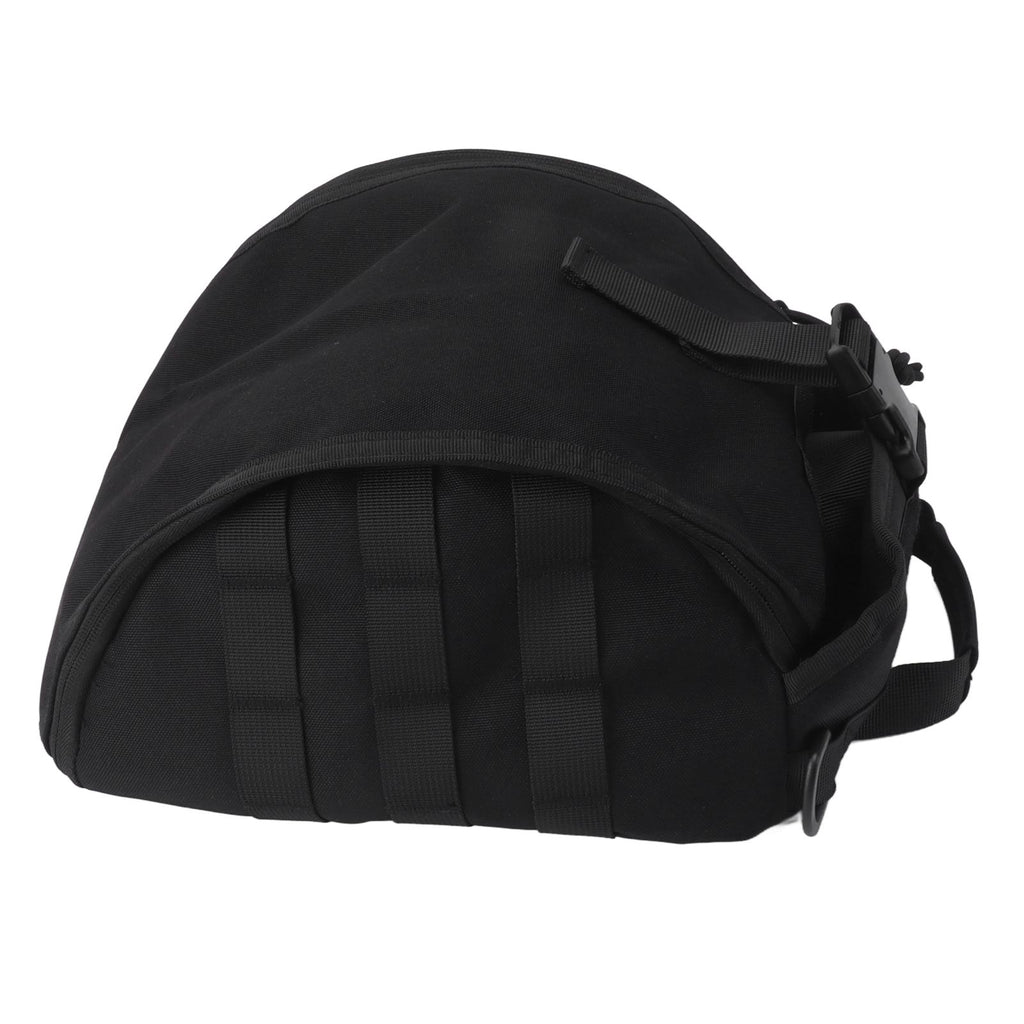 Outdoor Helmet Bag Nylon Waterproof Motorcycle Bike Bicycle Helmet Bag for Camping Hiking Black