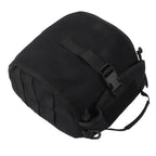 Outdoor Helmet Bag Nylon Waterproof Motorcycle Bike Bicycle Helmet Bag for Camping Hiking Black