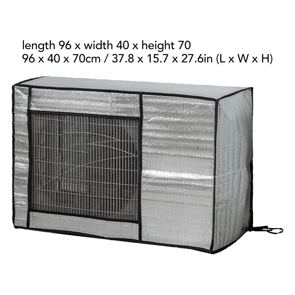 Outside Air Conditioner Cover Waterproof Dustproof Sunscreen AC Unit Cover for Home Hotel Office Building 3P