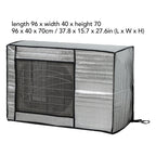 Outside Air Conditioner Cover Waterproof Dustproof Sunscreen AC Unit Cover for Home Hotel Office Building 3P
