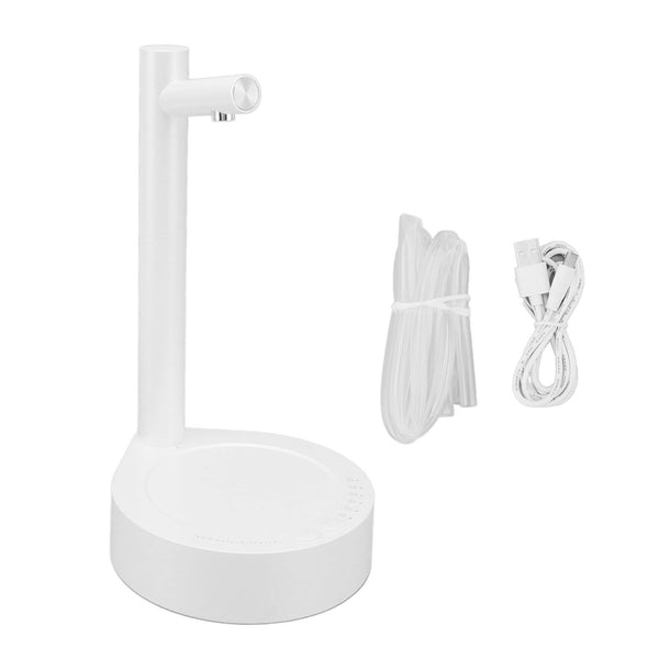 Cordless Water Bottle Pump Detachable Automatic Water Dispenser Portable Water Pump Dispenser for Home Kitchen Office White
