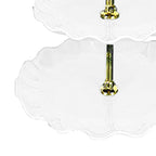 Nordic Style 3 Layer Fruit Plate Tray Plastic 3 Tier Cake Stand Holiday Party Dessert Tray White