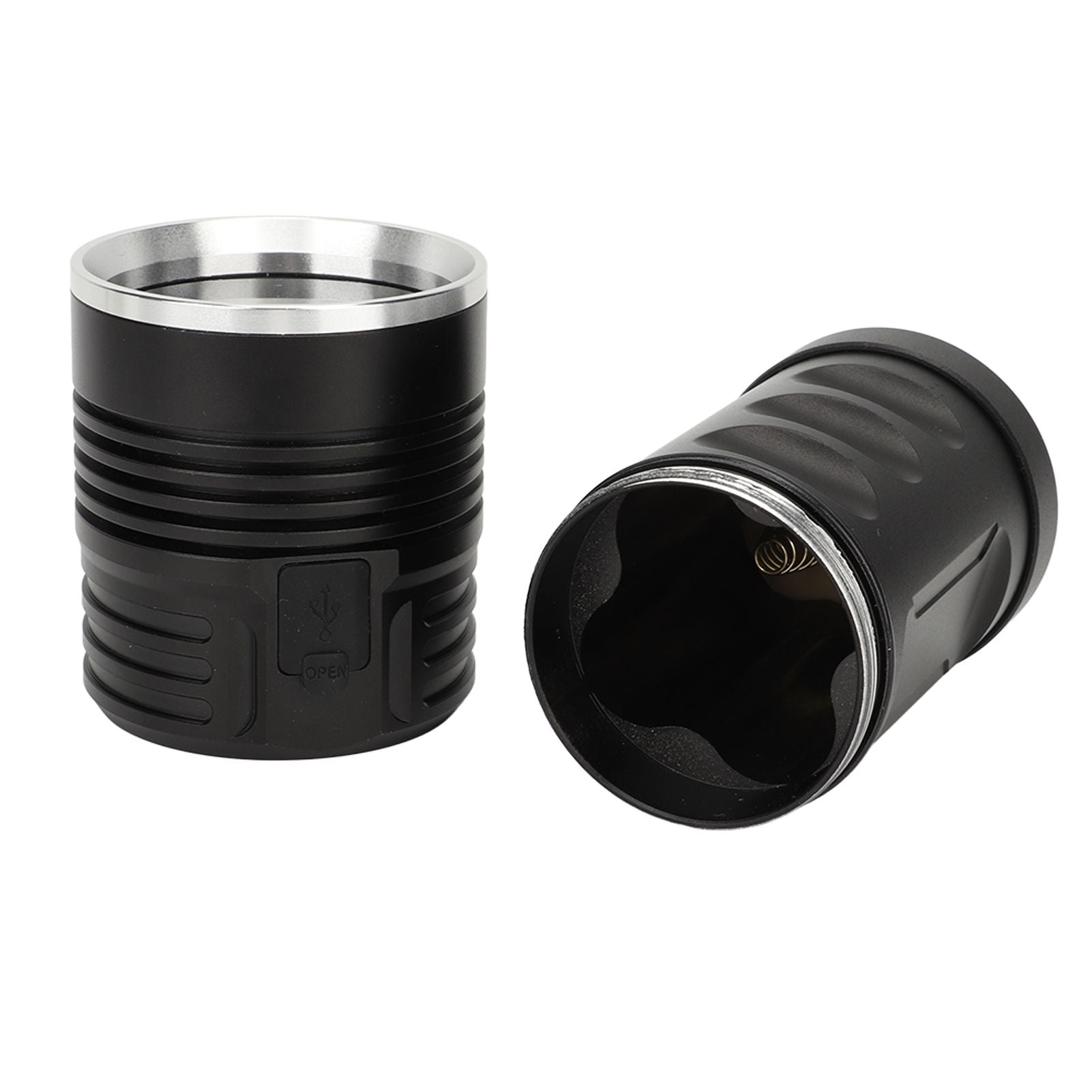 Black Light Flashlight Super Bright IPX45 Waterproof USB Rechargeable 365nm UV Flashlight for Cat Moss Money Detection
