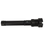 LED Flashlight with COB USB Charging Zoomable Telescopic Flashlight Red White Portable Light