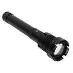 LED Flashlight with COB USB Charging Zoomable Telescopic Flashlight Red White Portable Light