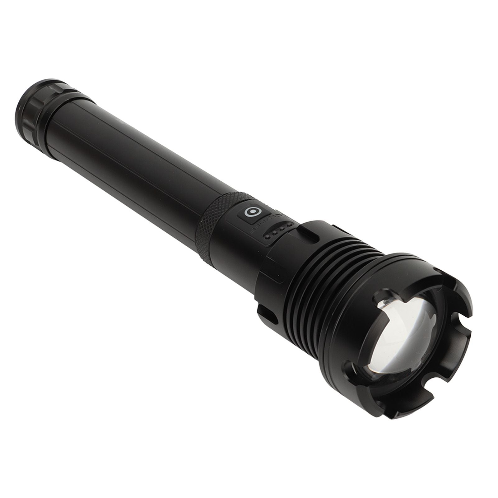 LED Flashlight with COB USB Charging Zoomable Telescopic Flashlight Red White Portable Light
