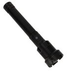LED Flashlight with COB USB Charging Zoomable Telescopic Flashlight Red White Portable Light
