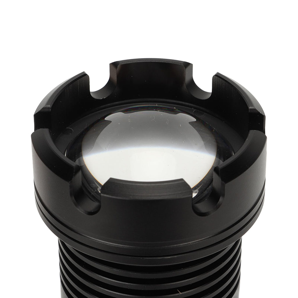 LED Flashlight with COB USB Charging Zoomable Telescopic Flashlight Red White Portable Light