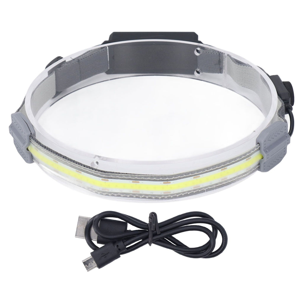 COB Headlamp Super Bright 4 Modes IPX4 Waterproof Rechargeable Head Light for Running Hiking Fishing