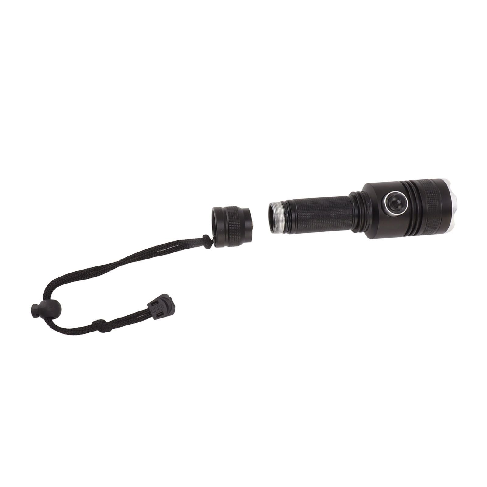 Underwater LED Flashlight Strong Light Long Range Diving Flashlight IPX8 Waterproof 1000LM