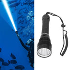 1200LM LED Diving Flashlight IPX8 Waterproof Underwater Safety Flashlight Outdoor Searchlight