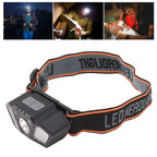 LED Headlamp White and Red Light High Bright Motion Sensing USB Rechargeable Headlamp Flashlight