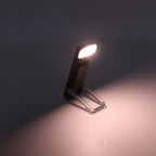 Clip On Book Light Multipurpose Ultrathin Mini 3 Levels Brightness USB Rechargeable Book Reading Light Black
