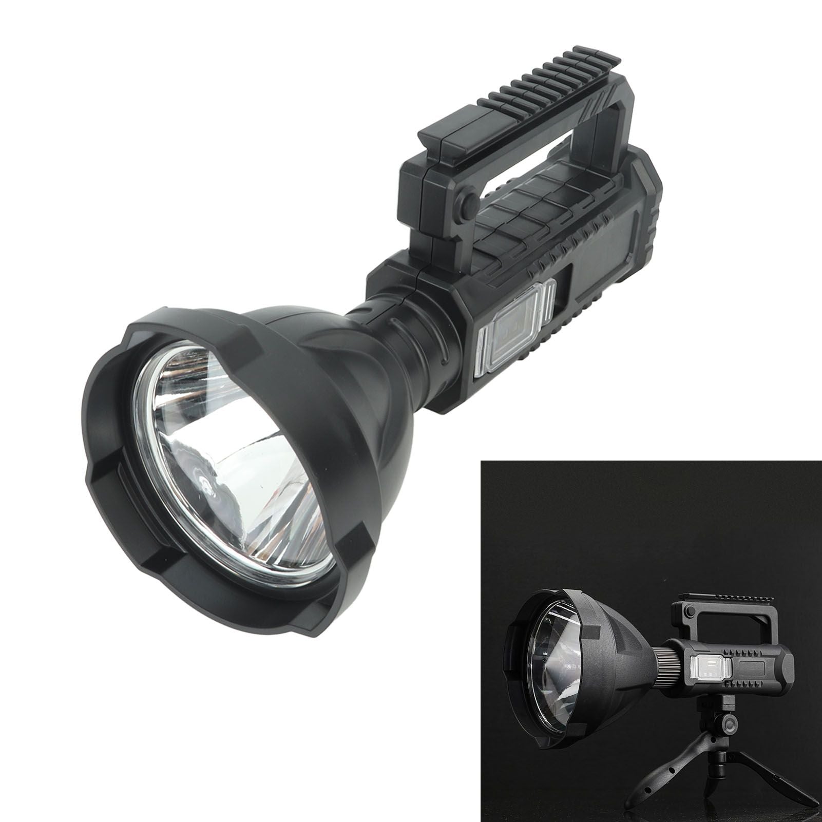 W590 Rechargeable Spotlight Handheld Lamp Strong Light Searchlight USB Chargeable Strong Light Handheld Flashlight White Light