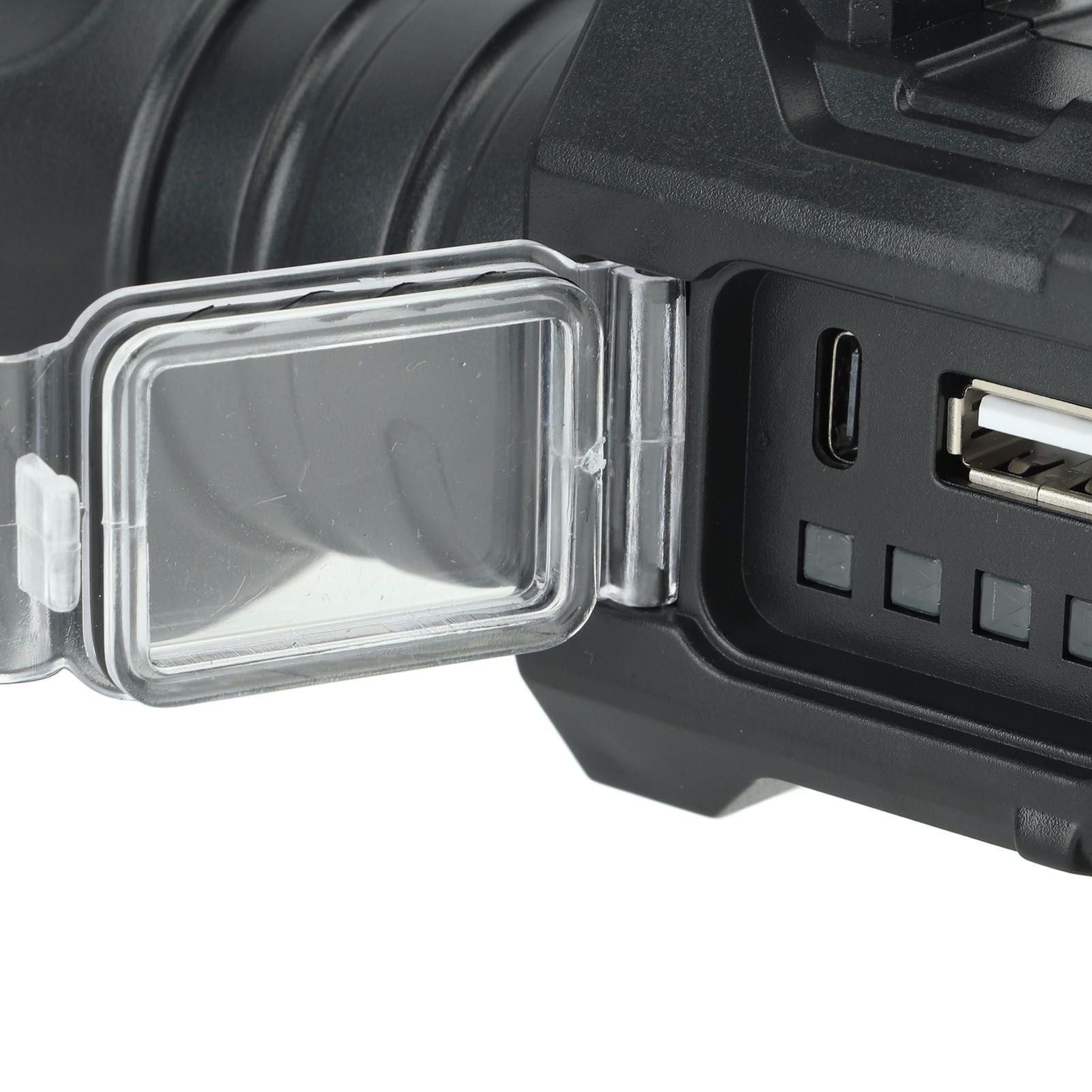W590 Rechargeable Spotlight Handheld Lamp Strong Light Searchlight USB Chargeable Strong Light Handheld Flashlight White Light