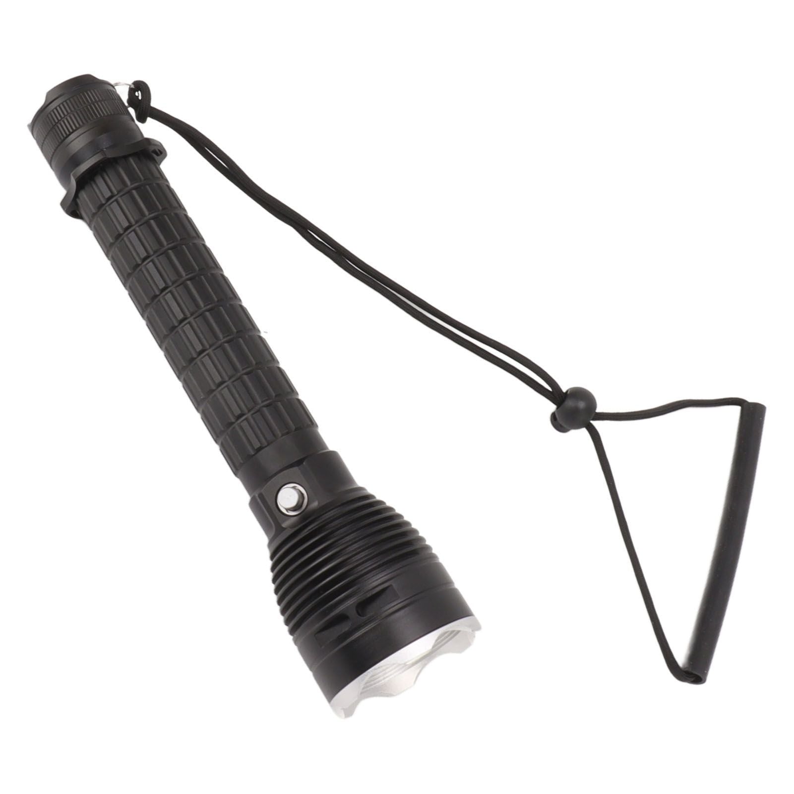 Diving Flashlight 3200 Lm IPX8 Waterproof Aluminum Alloy 3 Lighting Modes Under Water Flashlight for Adventure